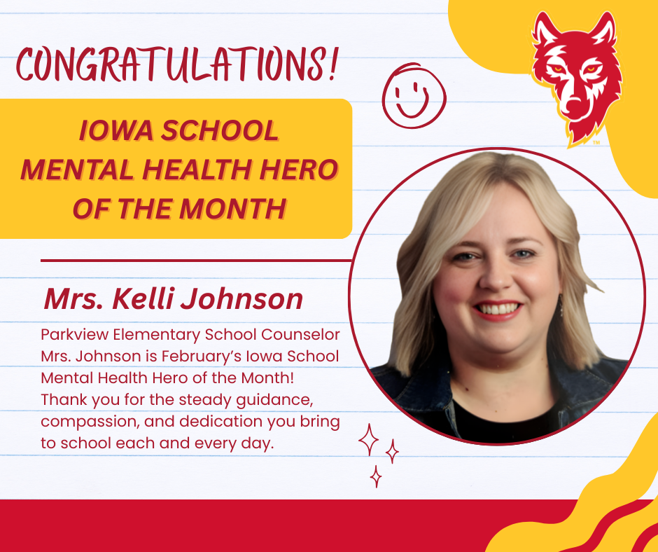 Iowa School Mental Health Hero of the Month
