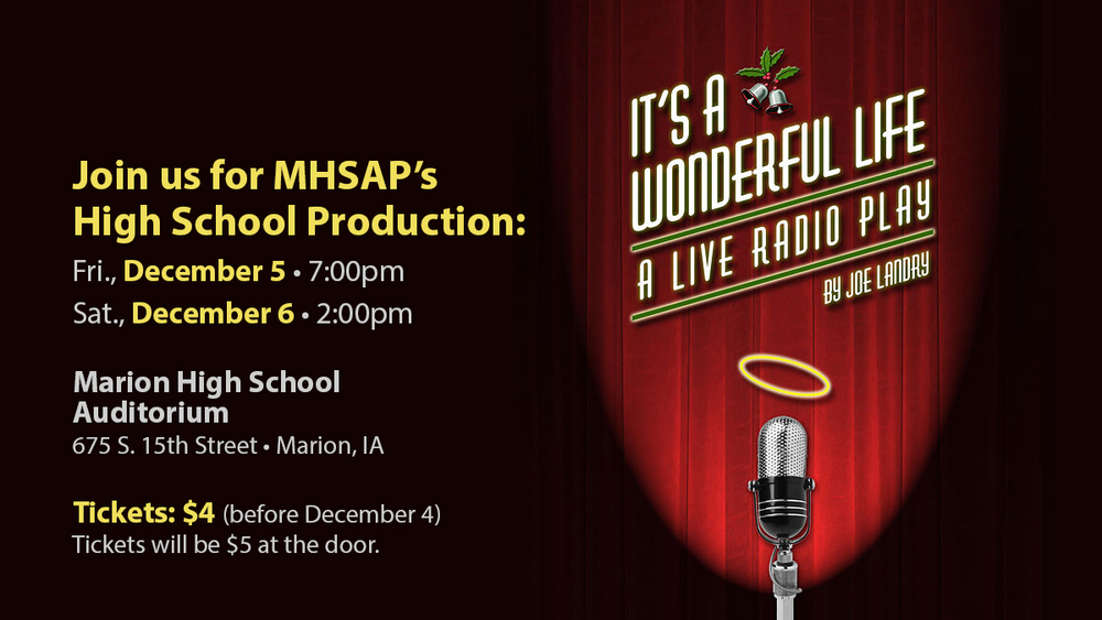 It's a Wonderful Life A Live Radio High School Play