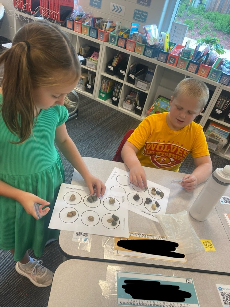 River rock investigating