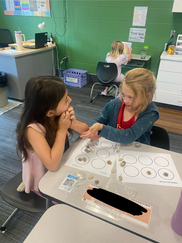 River rock investigating