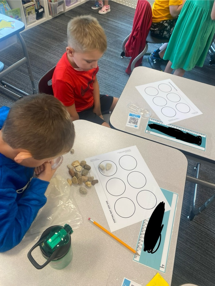 River rock investigating