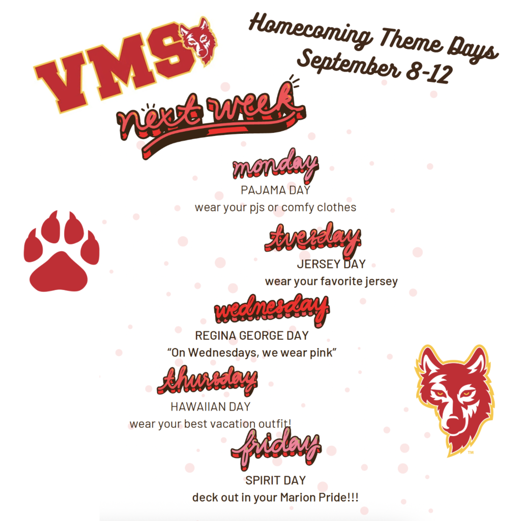 Homecoming Theme Days 2025