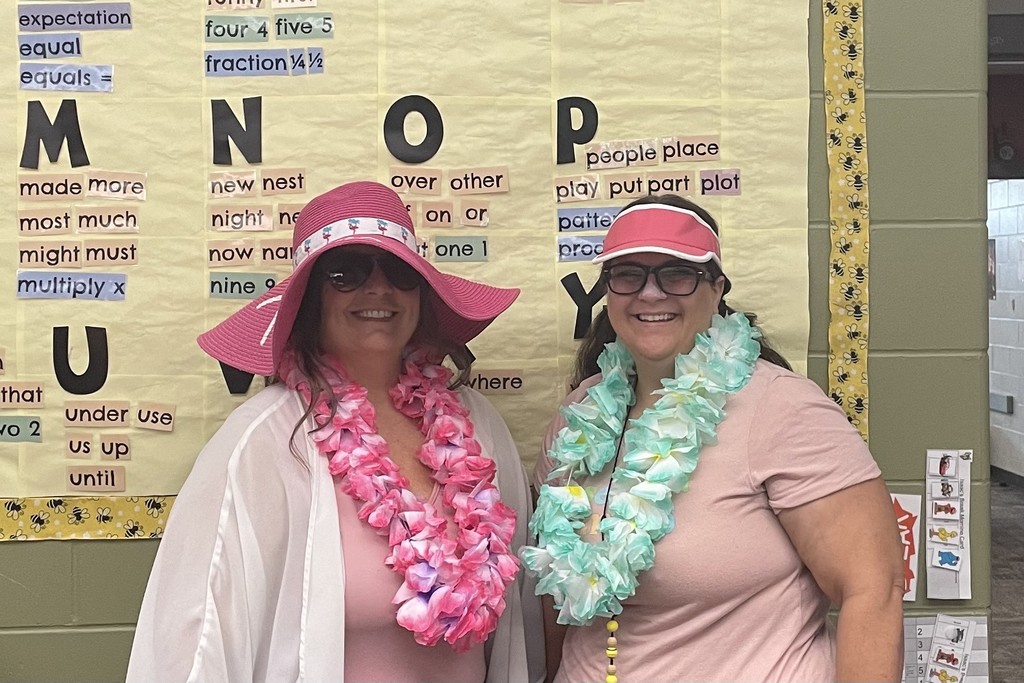 VMS Hawaiian Day Staff