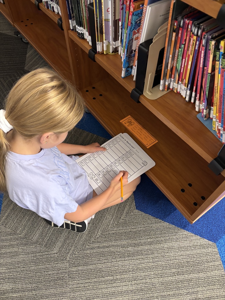 fiction or nonfiction scavenger hunt