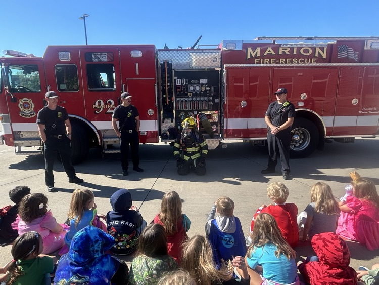 Firefighter visit