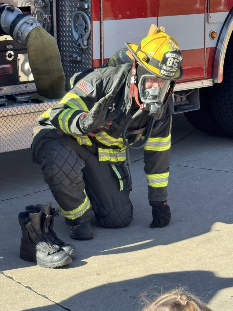 Firefighter visit