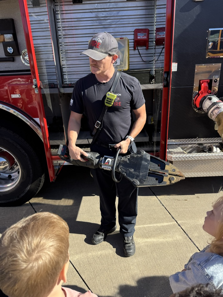 Firefighter visit