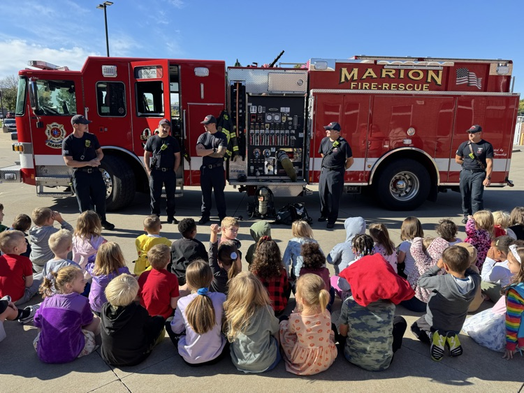 Firefighter visit