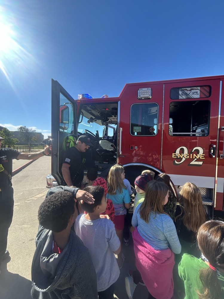 Firefighter visit