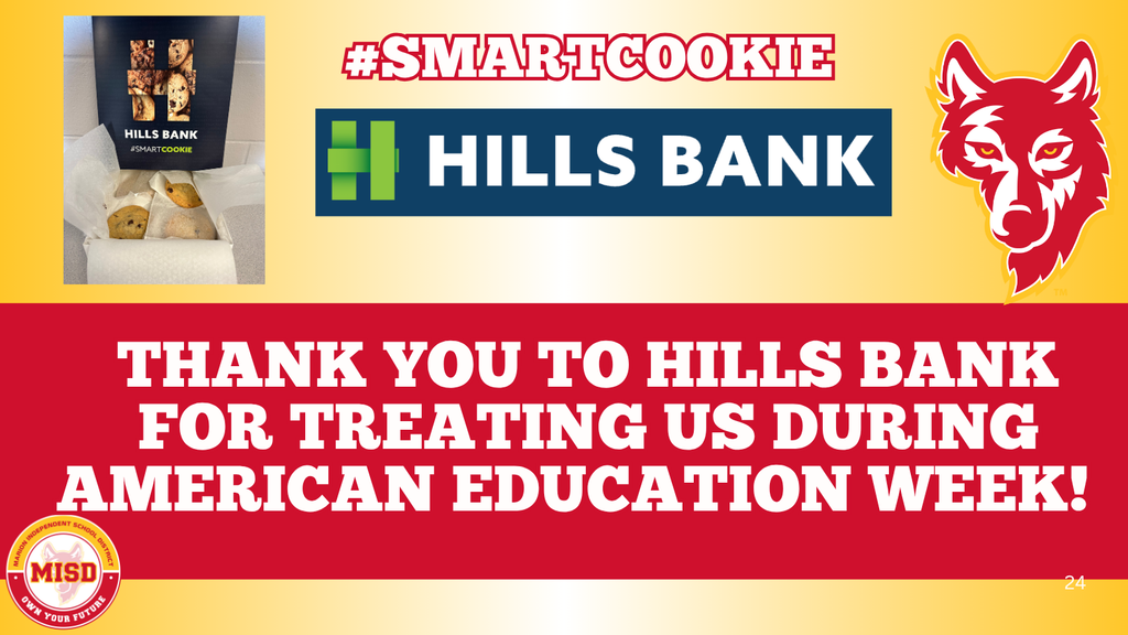 Hills Bank American Education Week