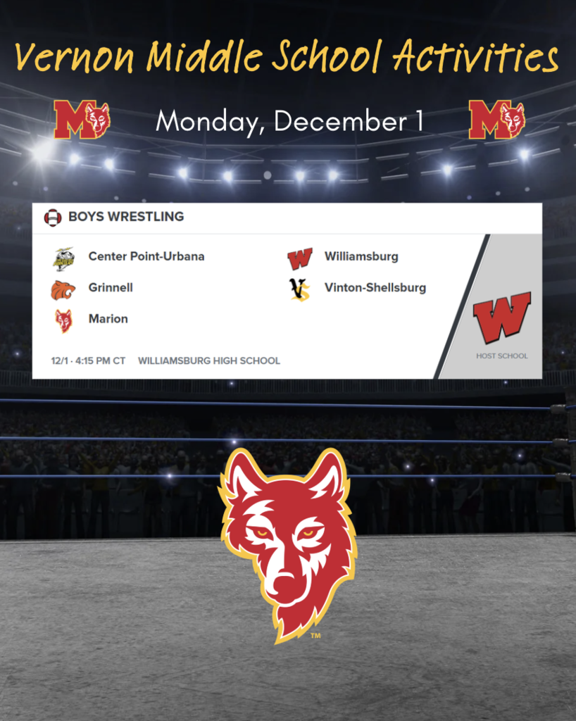 VMS Boys Wrestling 12/1