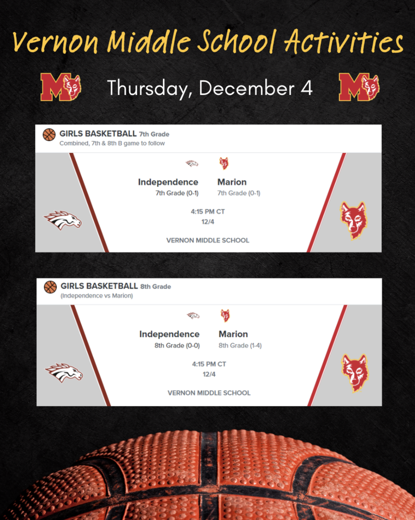 VMS Girls BBall 12/4