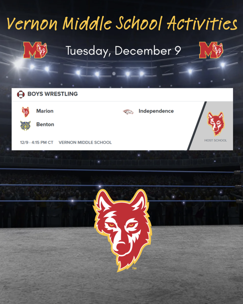 VMS Boys Wrestling 12/9