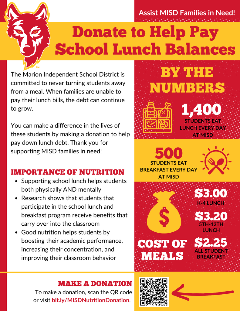 Donate to Help School Lunch Debt