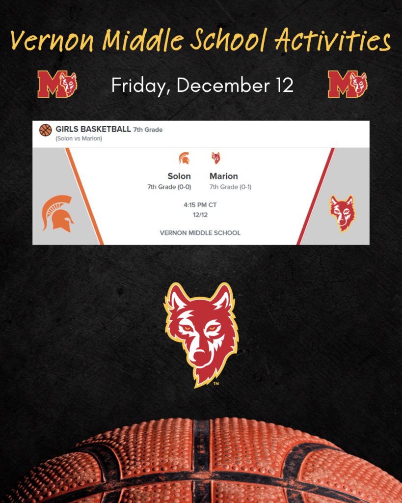 VMS 7th Girls BBall 12/12