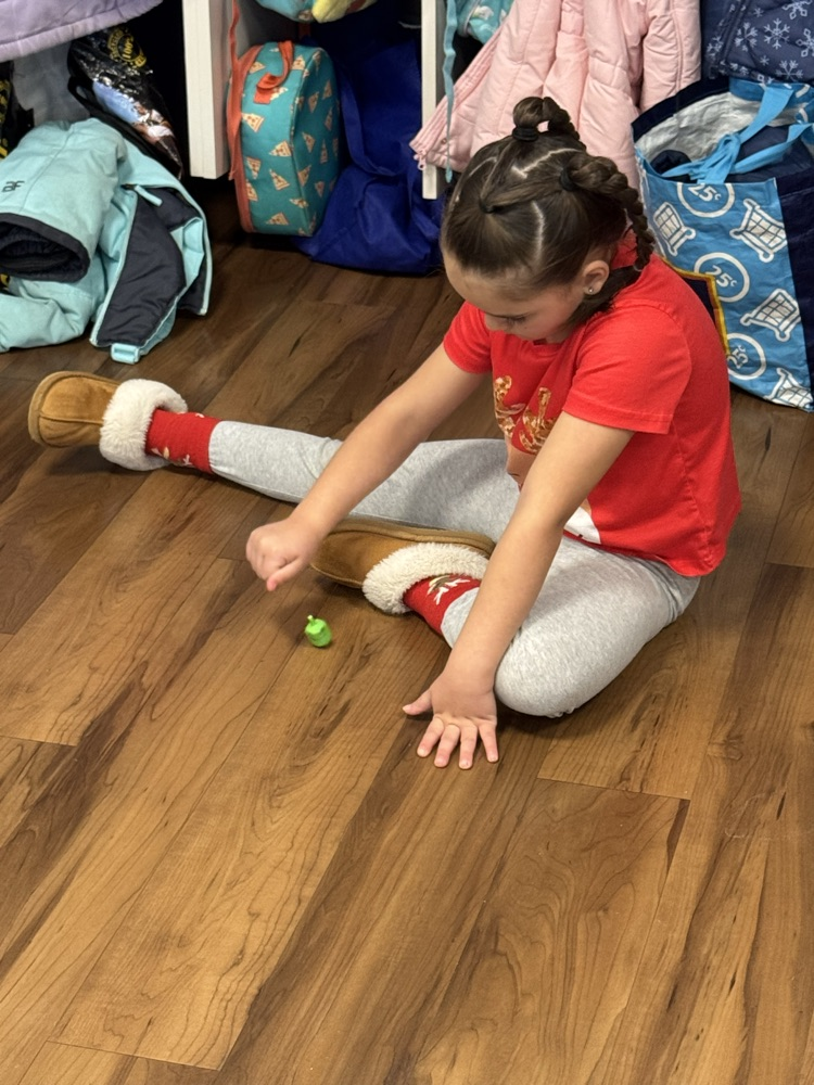 Kindergarten learning about Hanukkah 
