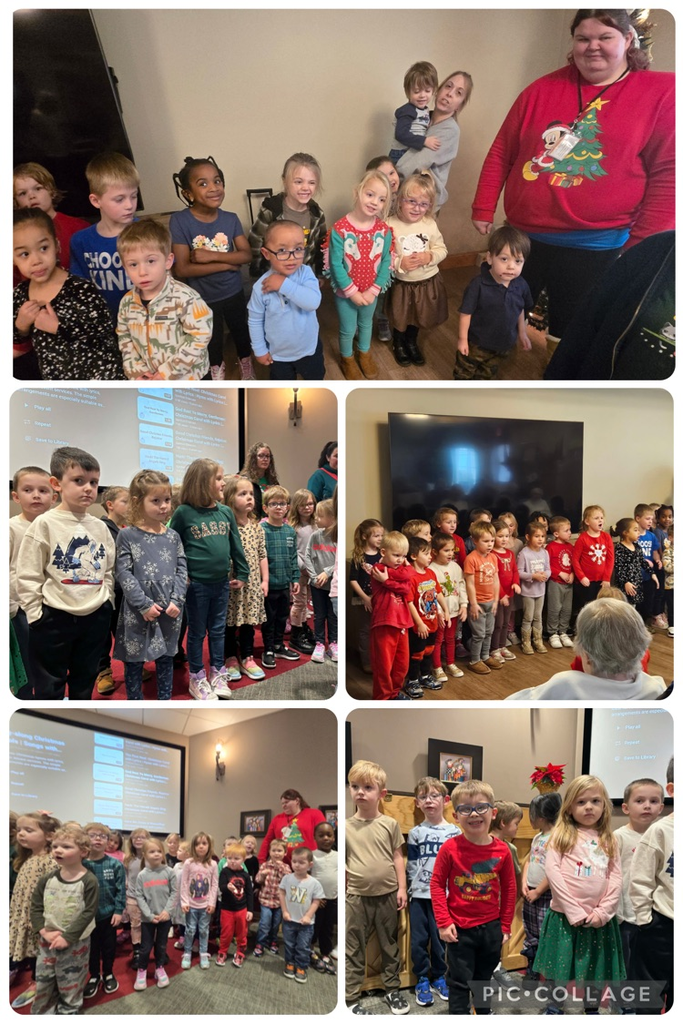 Preschool caroling