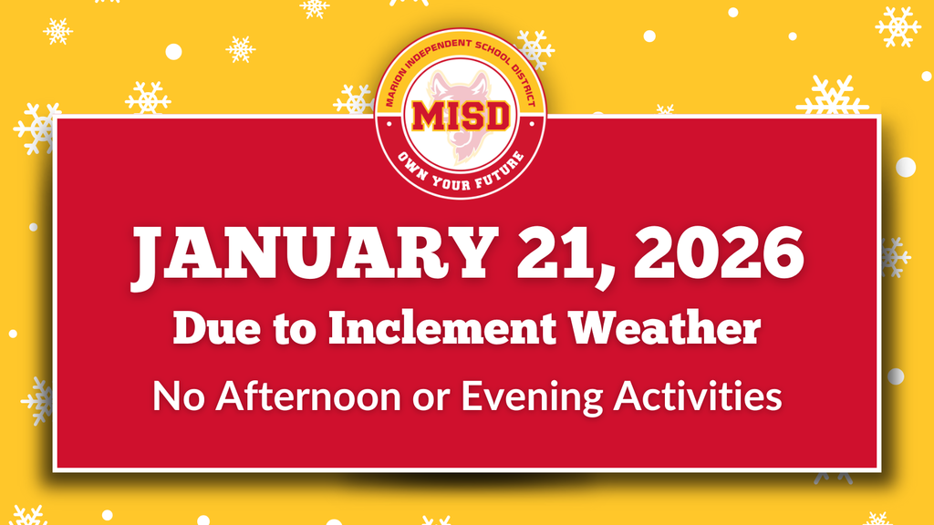 No afternoon or evening activities January 21, 2026