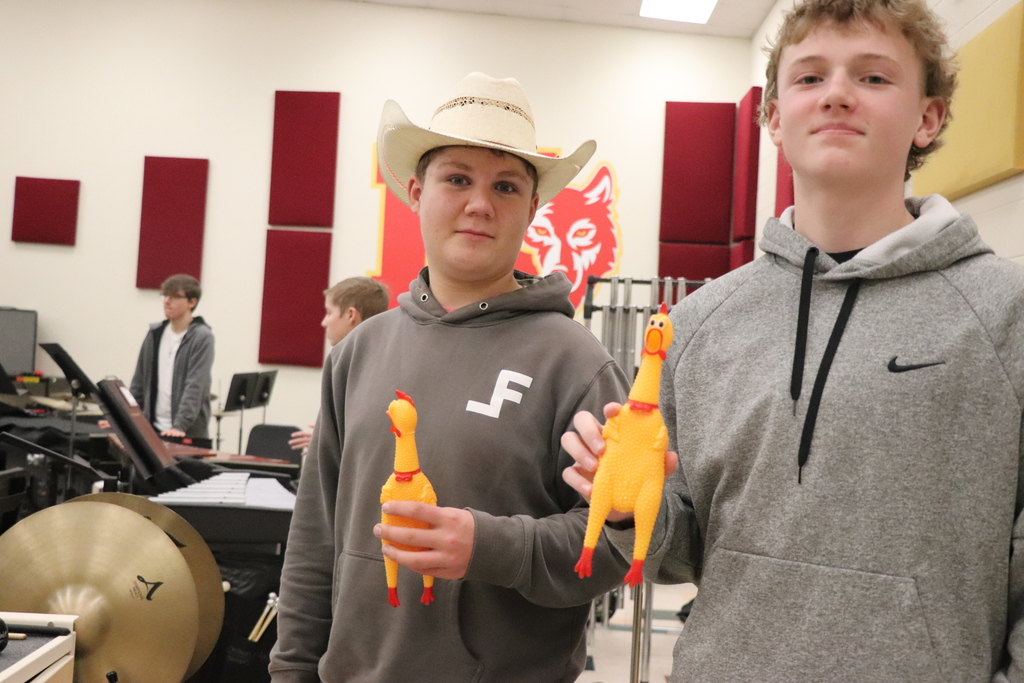 Band Members and the new instrument