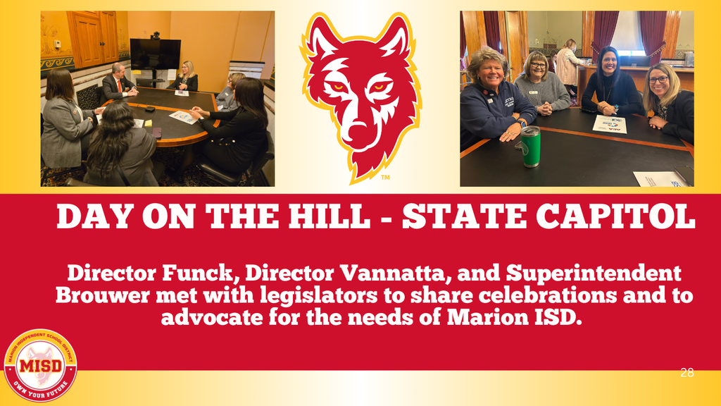 Advocating for Marion ISD at the State Capitol