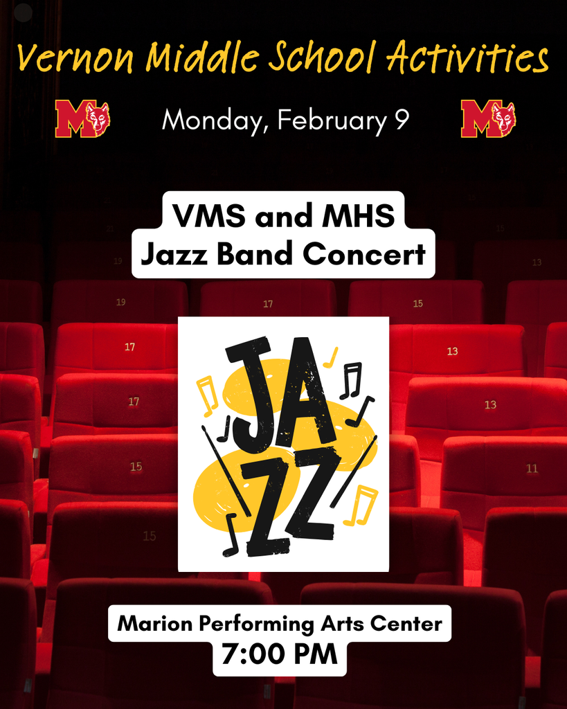 VMS and MHS Jazz Band Concert  2/9