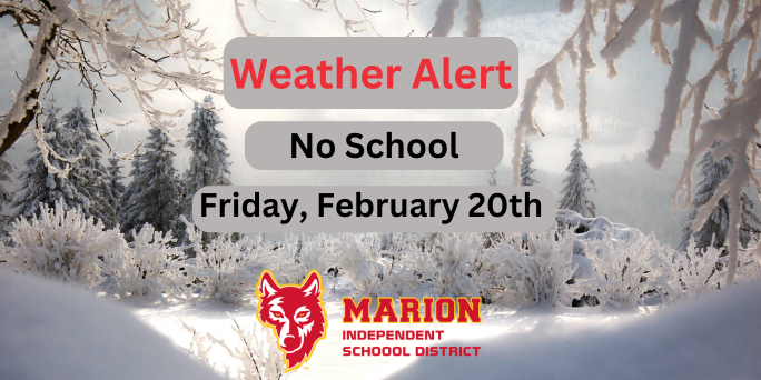 No School, Friday, February 20th