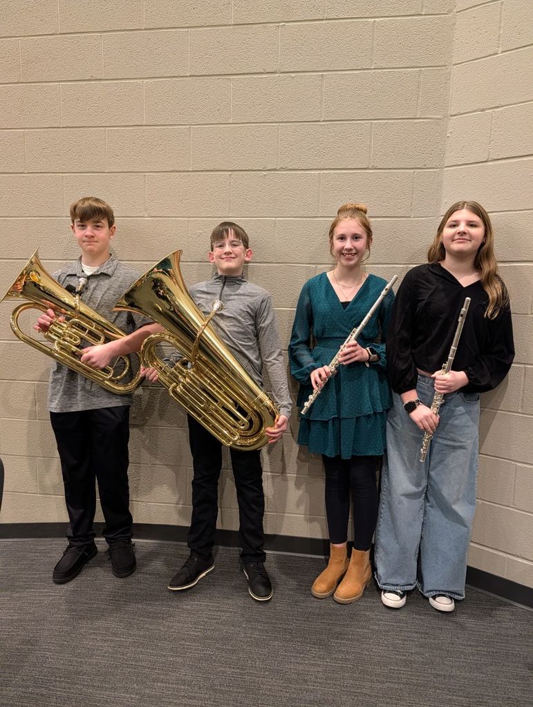 Young Musicians Honor Band - Orange Band Members