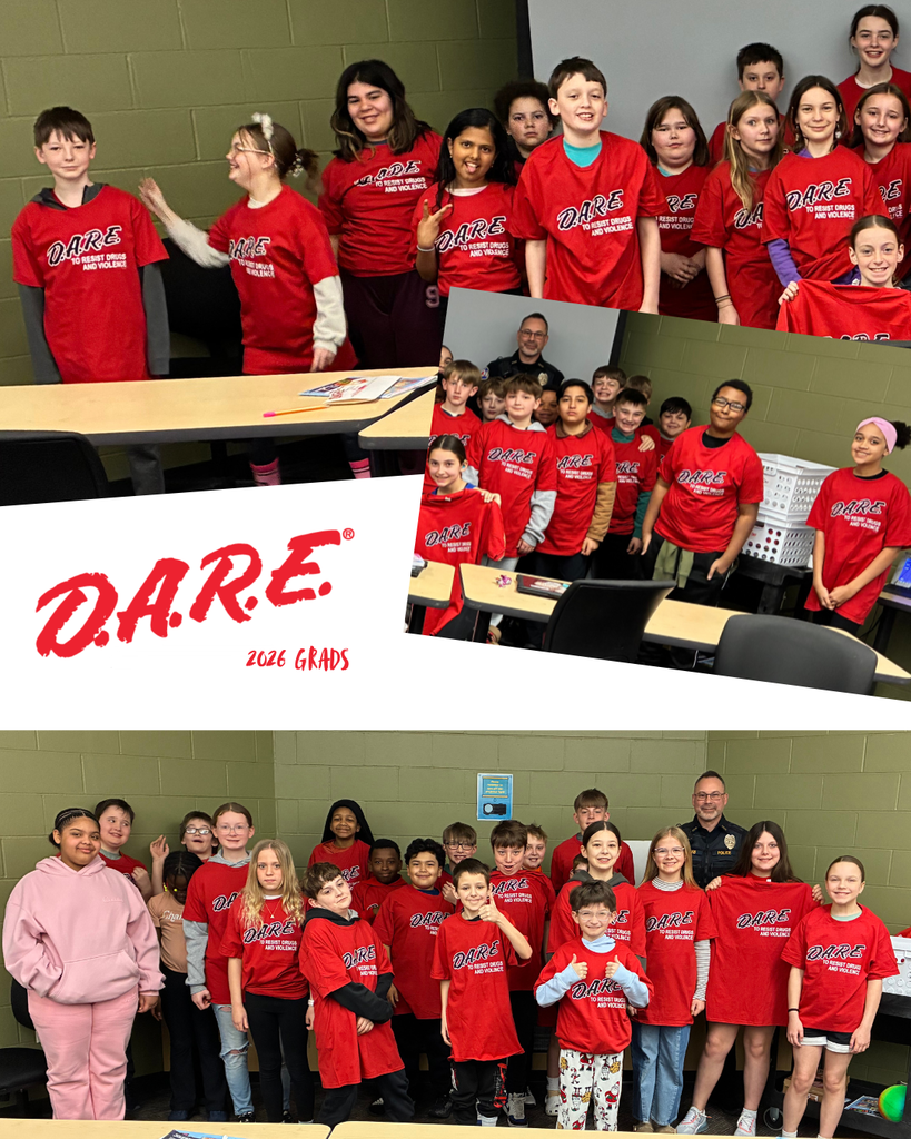 2026 D.A.R.E. Graduates from Mr. Read's Class