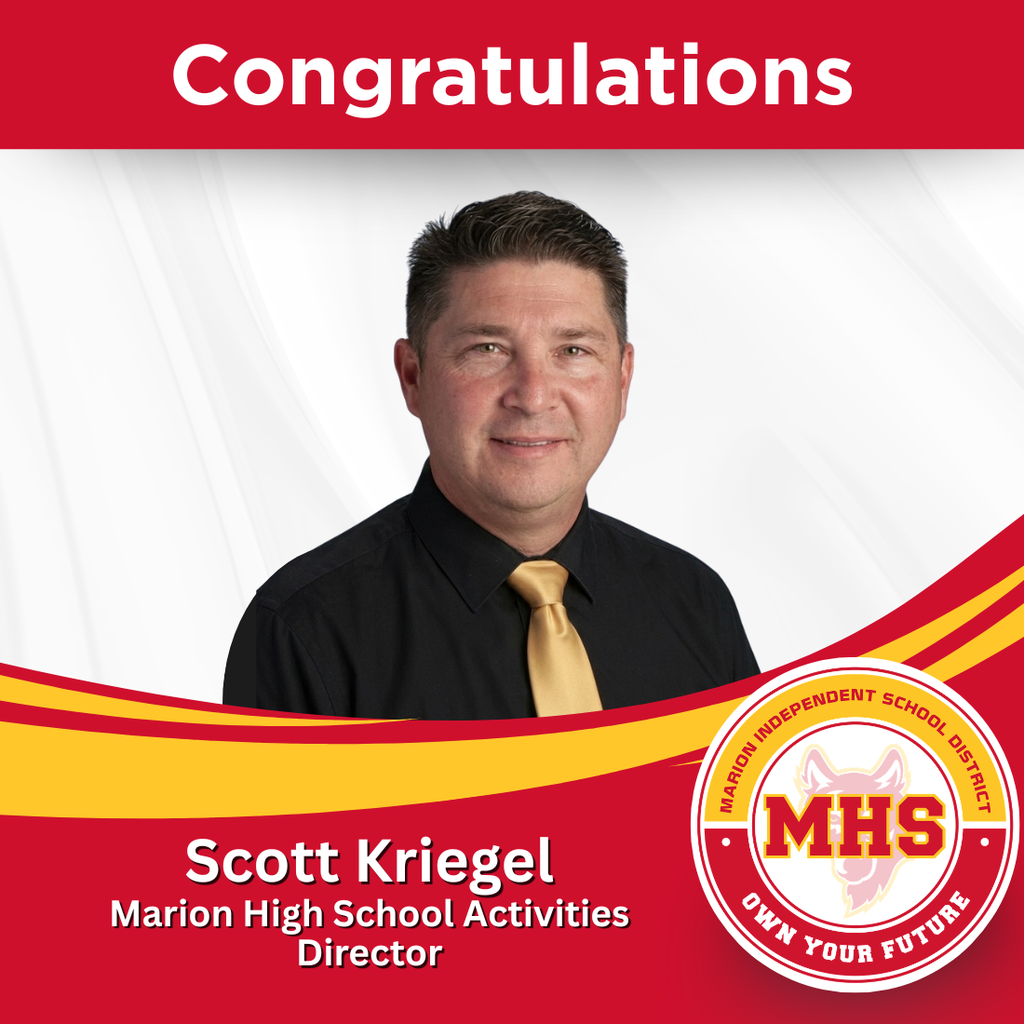 Scott Kriegel is named next Marion High School Activities Director