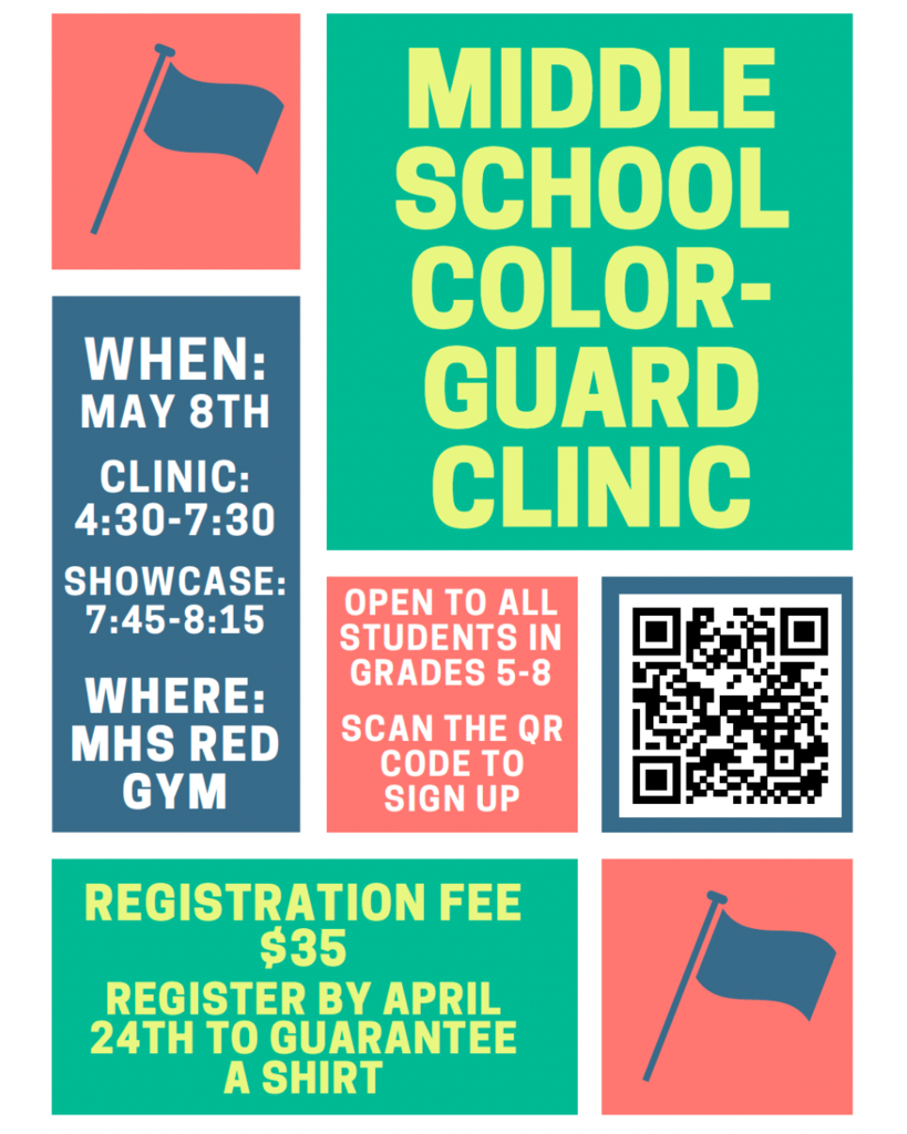 VMS Colorguard Clinic Flyer