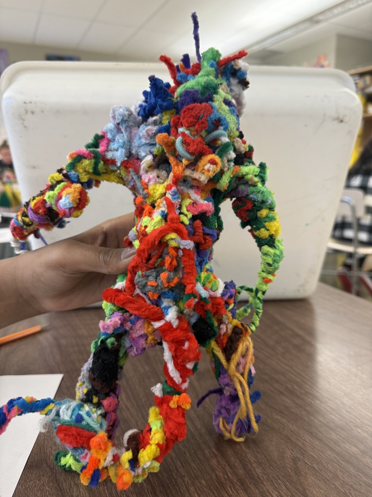 MW and his pipe cleaner creations.