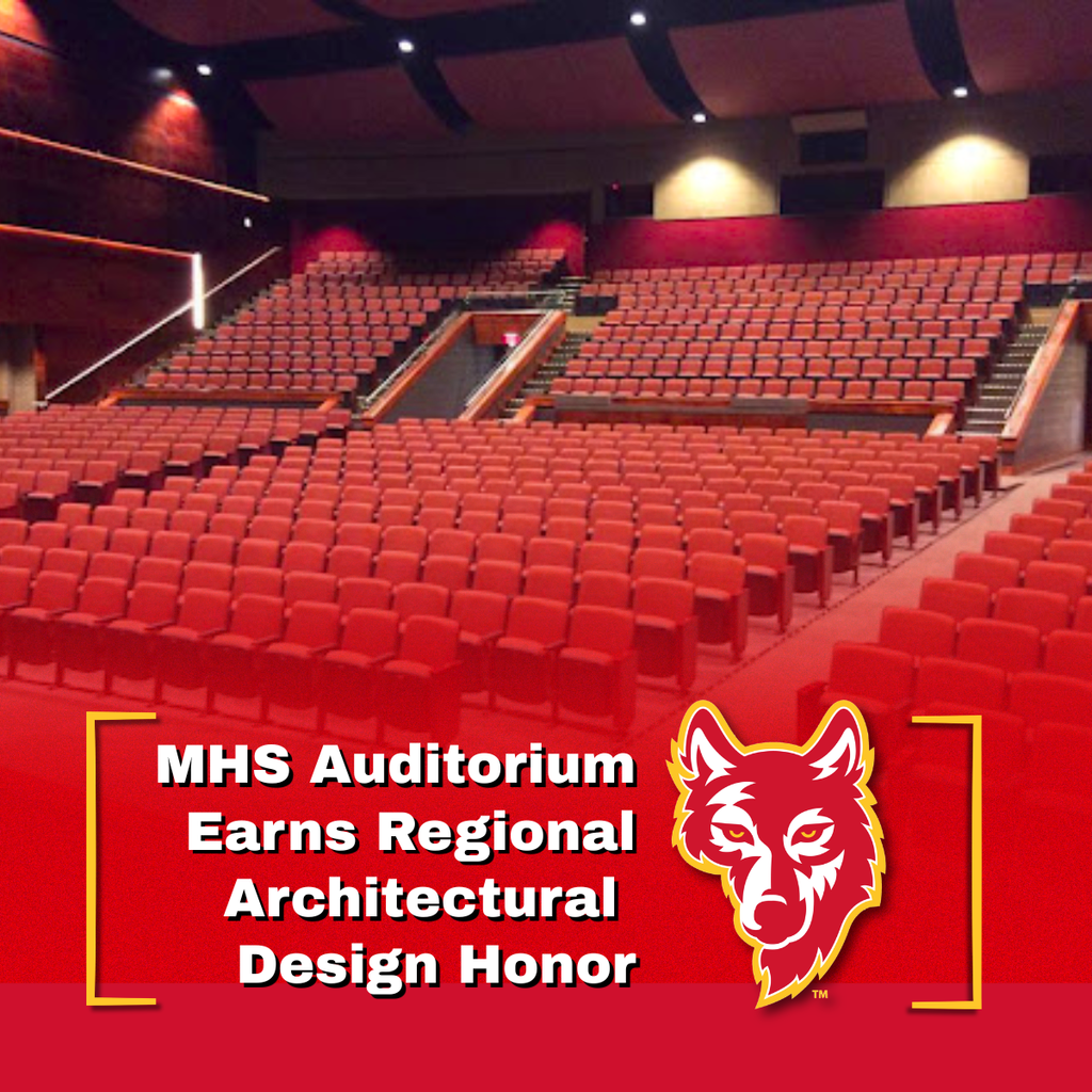 MHS Auditorium Earns Regional Architectural Design Honor