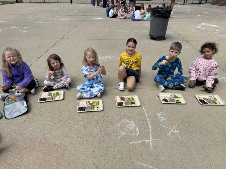 picnic lunch in pjs