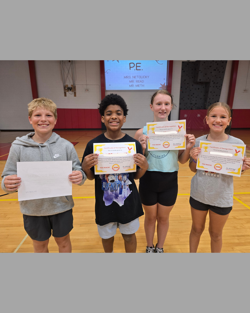 PE 4th Quarter Award Winners