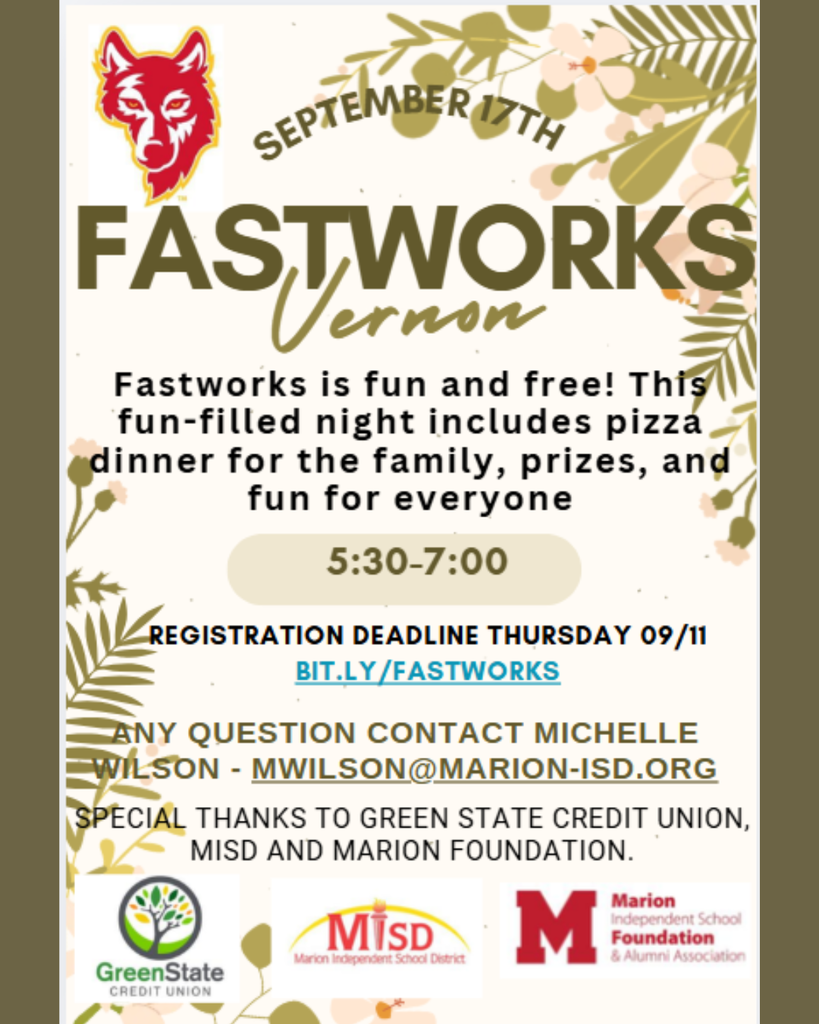VMS FASTWORKS is September 17th with fun and free activities for the whole family!