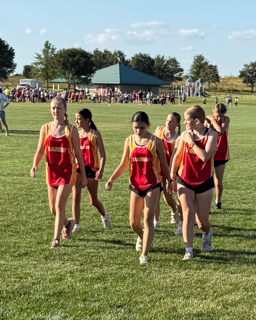 Girls Cross Country Team Walking the Course