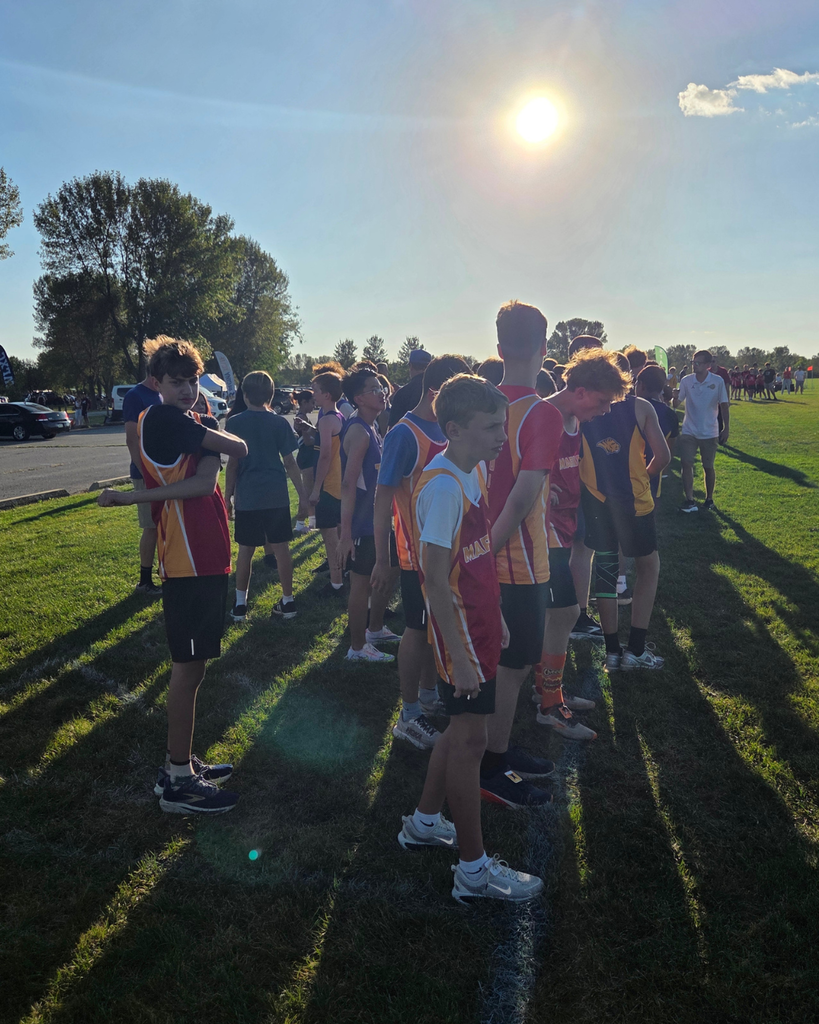 Boys Cross Country Team Walking the Course