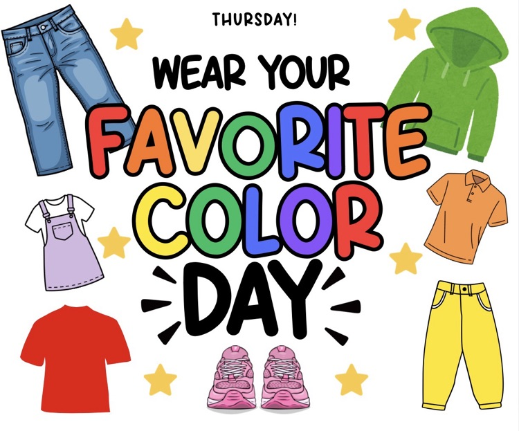 favorite color day reminder