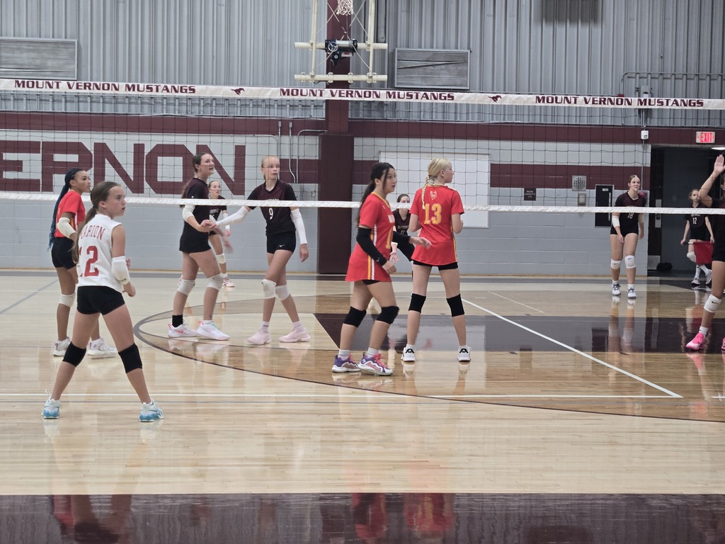 VMS 7th Grade Volleyball Action Shot