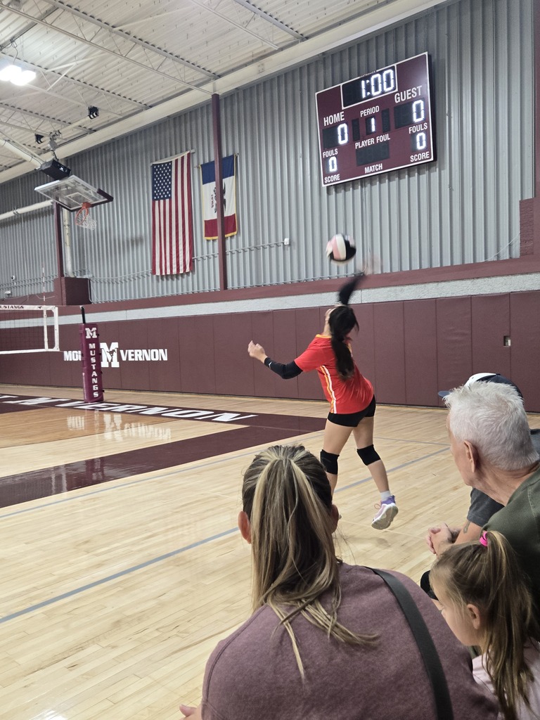 VMS 7th Grade Volleyball Action Shot