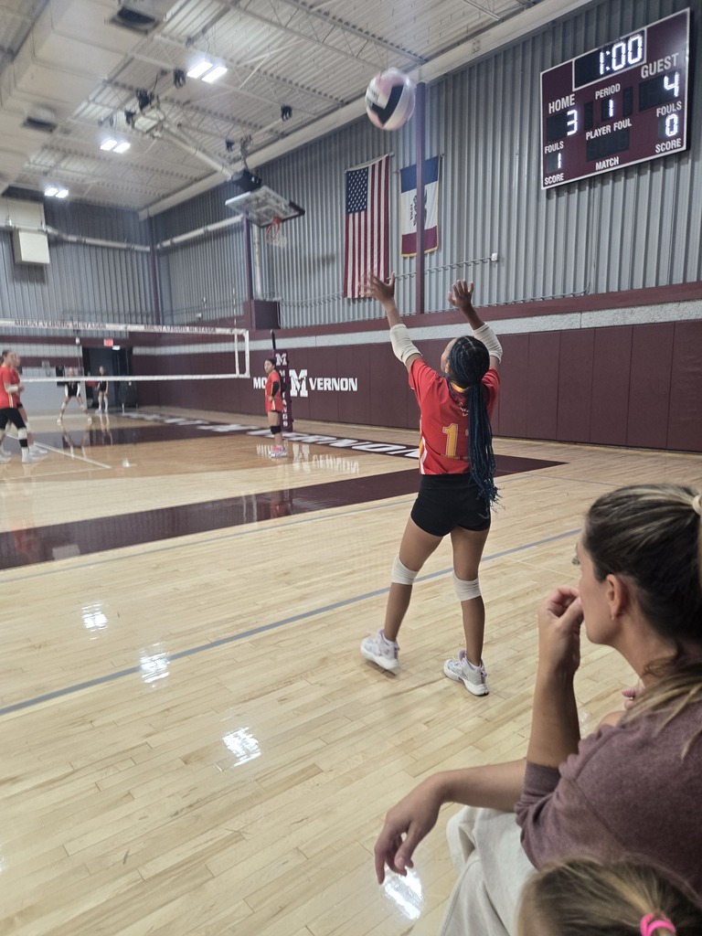VMS 7th Grade Volleyball Action Shot