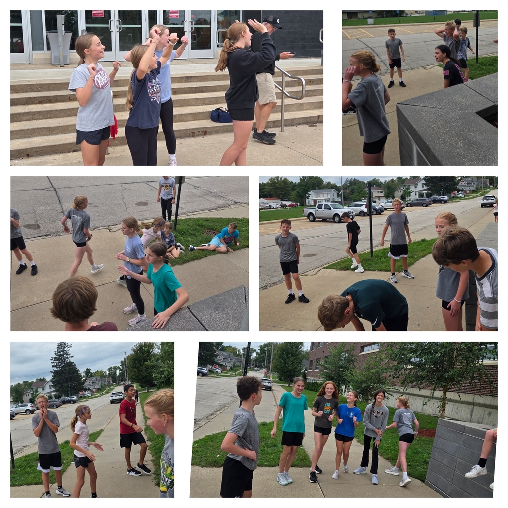 Collage of VMS Cross Country members competing in relays.