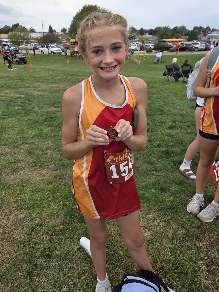 Top Student Finisher in VMS Cross Country