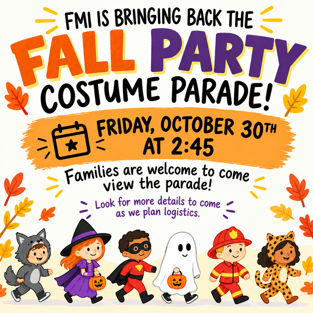 Fall Party Costume Parade