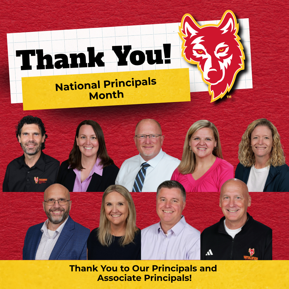 National Principals Month thank you
