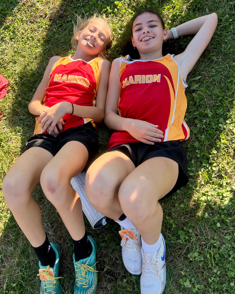 VMS Cross Country North Linn Meet Runners Resting After Race