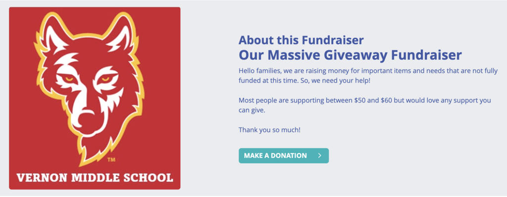 VMS Fundraiser Information