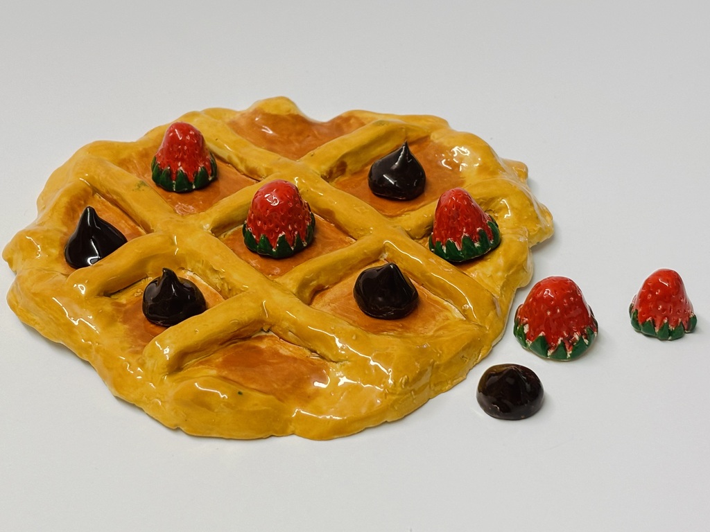 Waffle Tic Tac Toe Board