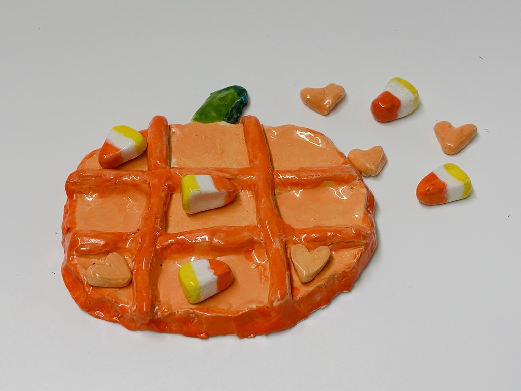Pumpkin Tac Toe Board