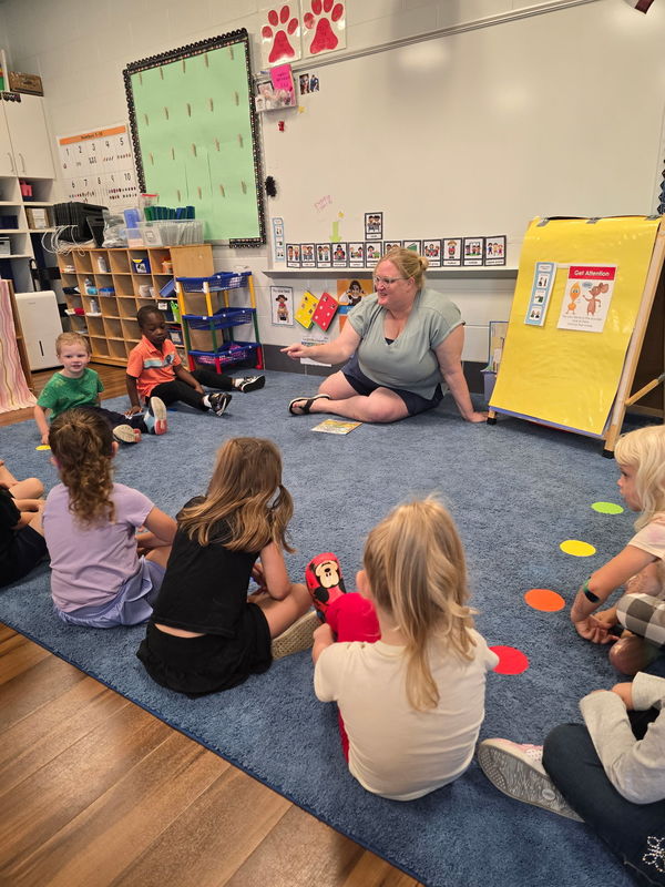 Mrs. O'Brien teaching